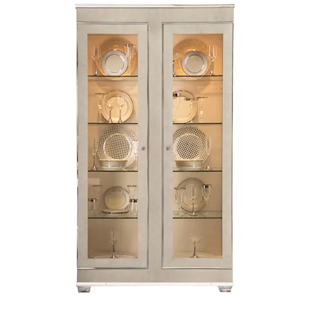 Display Cabinet with 4 Shelves and Halgen Lighting